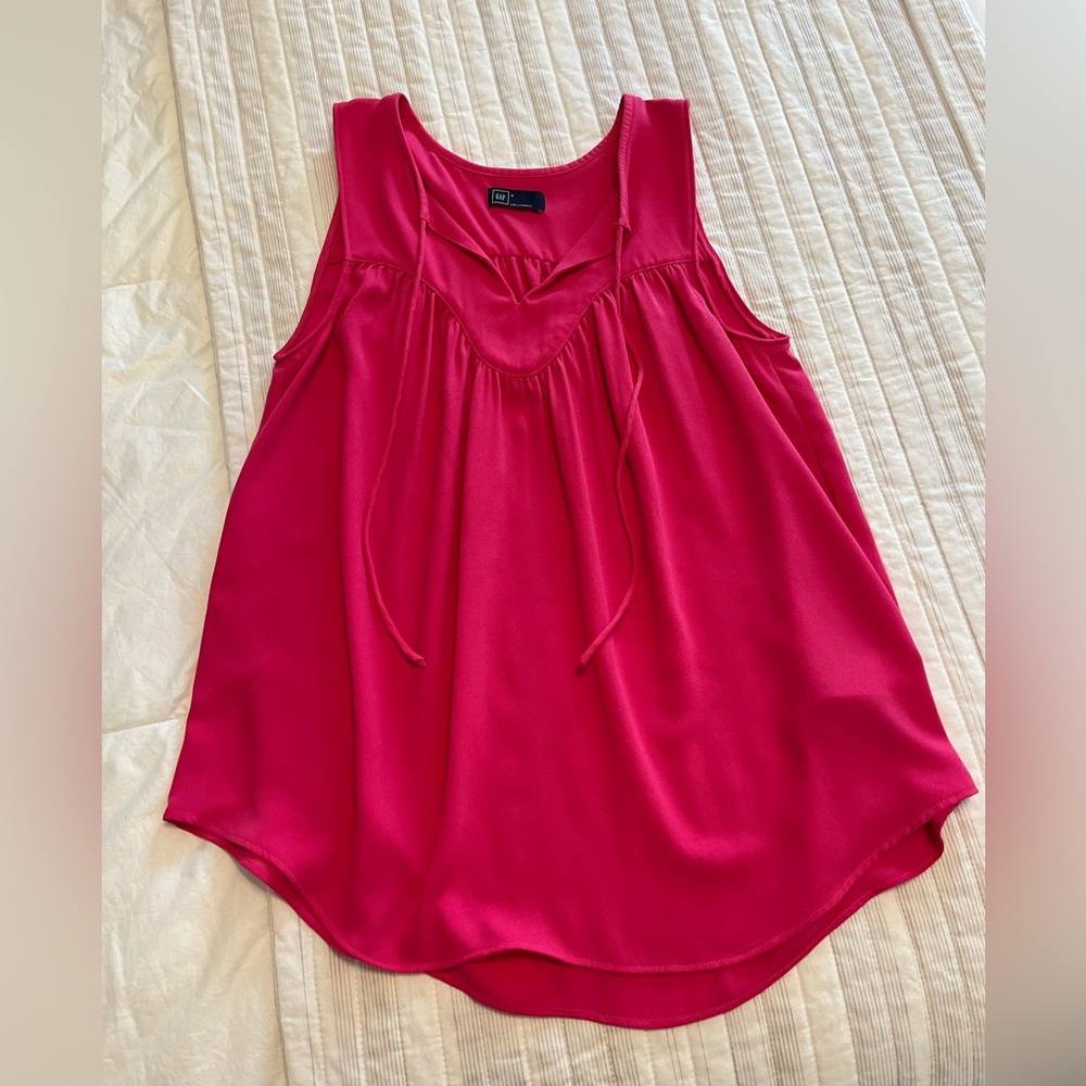 GAP Pink Sleeveless Blouse